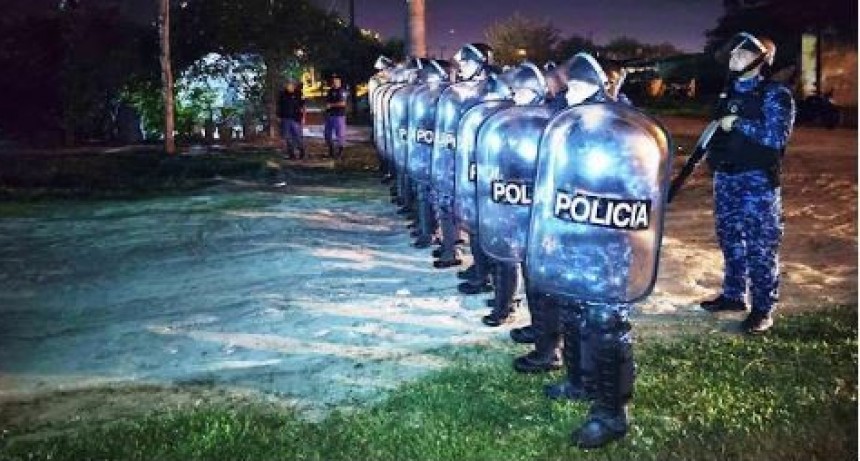 La Policía restableció el orden en el barrio Lisbel Rivira, tras un caso de desorden