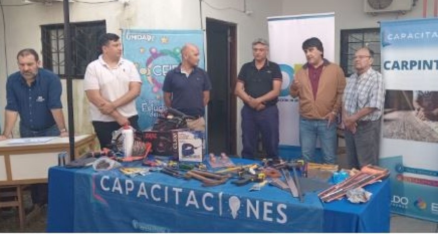 Capacitaciones Formosa inició el taller en carpintería sustentable que tendrá certificación de validez nacional