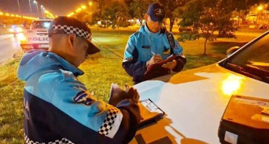 La Policía detectó y sacó de circulación a más de 50 conductores alcoholizados