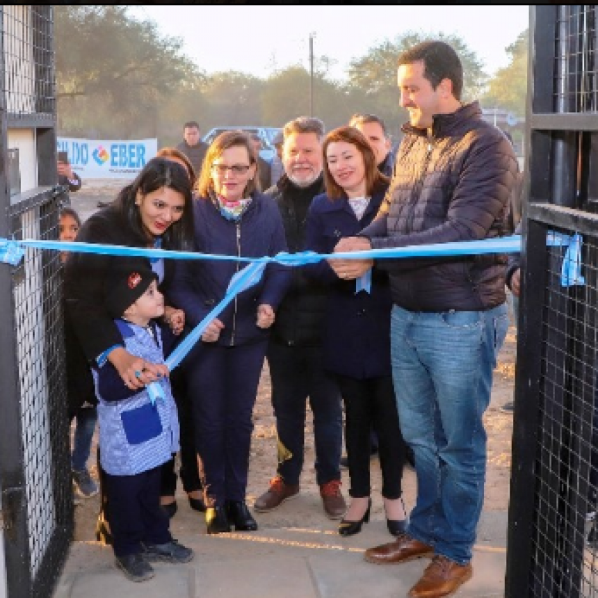 Solís habilitó un nuevo JIN de EIB en el paraje La Zanja