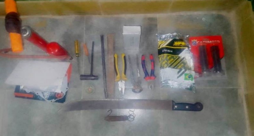 Recuperaron objetos sustraídos y detuvieron a tres hombres