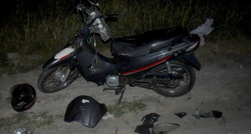 Una motociclista chocó un caballo en el barrio San Antonio