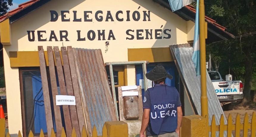 Robó materiales en un centro de salud y terminó detenido