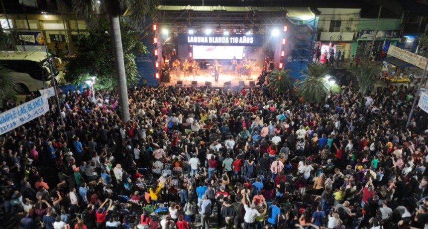 Con un gran festival cerró el festejo por el 110° aniversario de Laguna Blanca
