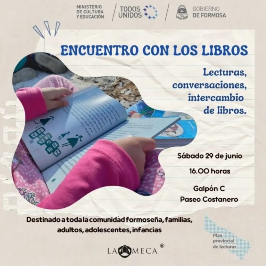 “Encuentro con los Libros”, una propuesta de lectura, conversaciones e intercambios de libros