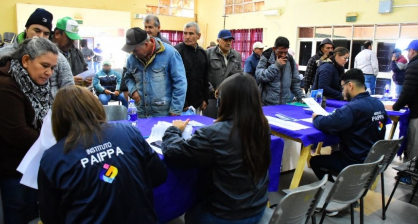 Empadronan a pequeños productores paipperos para recibir exenciones impositivas