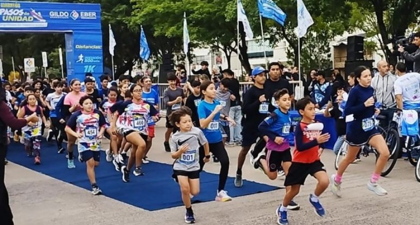 Gran concurrencia en la segunda edición de la maratón Pasos de Unidad