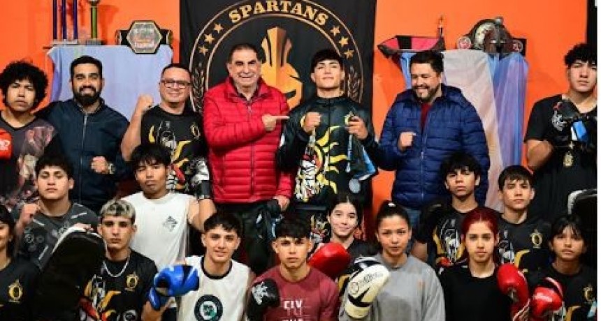 Jofré expresó su apoyo a un joven artemarcialista