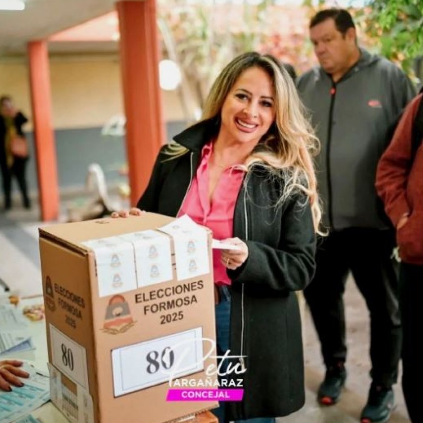 Elecciones 2025: “Petu” Argañaraz destacó la “jornada de fiesta y paz social” que se vivió en Formosa