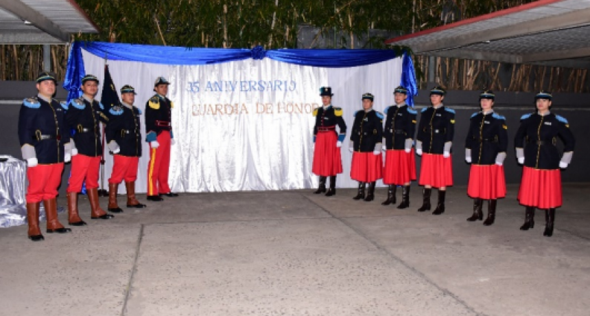 El Cuerpo Guardia de Honor del PEP celebro su 35° aniversario