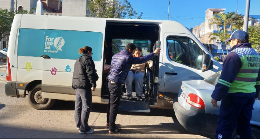 Recuerdan que ya está en funcionamiento el nuevo transporte adaptado para personas con discapacidad
