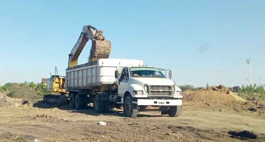 La comuna arrancó la semana interviniendo un vasto sector de la ciudad