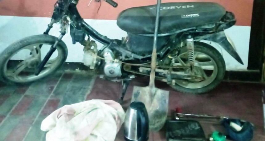 La Policía detuvo a un hombre y recuperó objetos