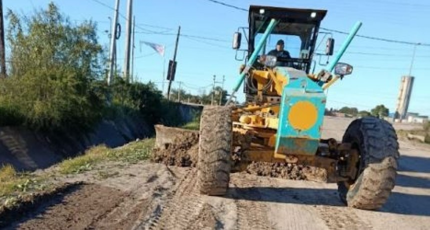 La mejora de calles y desagües pluviales encabezó la agenda de trabajos de la comuna