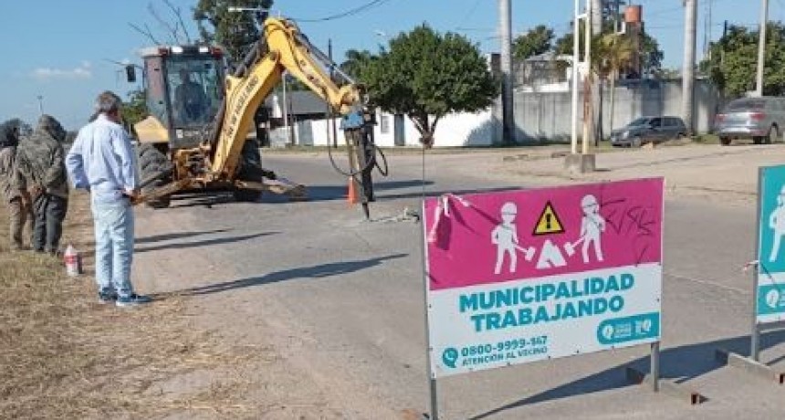 La comuna suma obras de bacheo en diversos puntos del ejido urbano