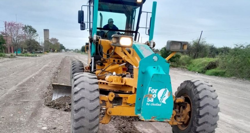 Múltiples trabajos a cargo de la comuna para el mantenimiento de servicios en barrios