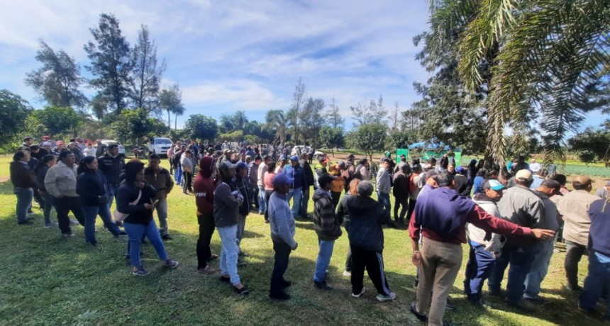 El Ministerio de Producción continúa entregando insumos a productores