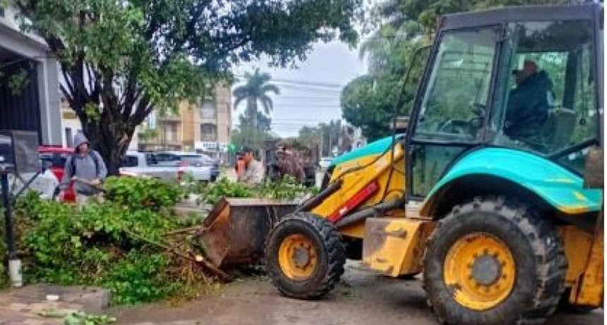 Activa intervención de la Municipalidad este lunes para optimizar el funcionamiento de los desagües