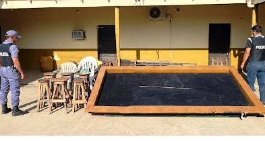 Desbarataron una sala clandestina de juego