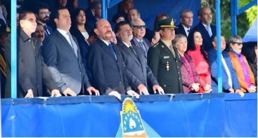 Insfrán encabezó el acto por el aniversario del fallecimiento de San Martín