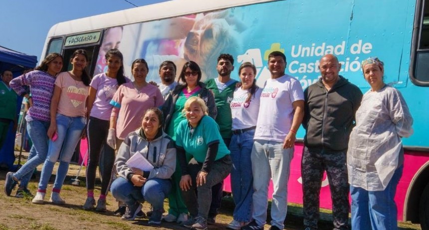 Vecinos del barrio 28 de Junio fueron beneficiados con los servicios que brinda el Castramóvil Municipal