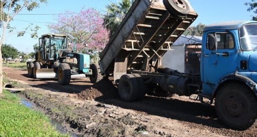 La Municipalidad ejecutó el enripiado en el B° 6 de Enero