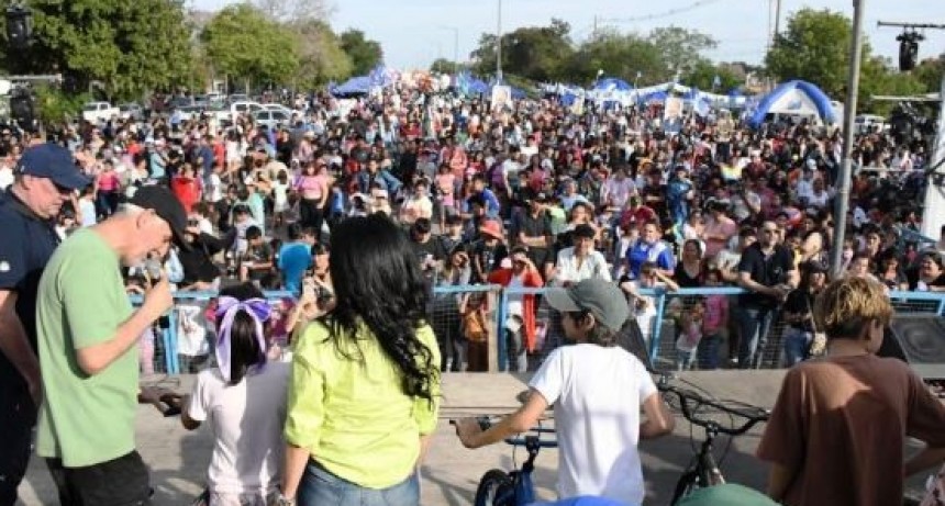 Más de diez mil personas participaron del gran festejo por el Día de las Infancias en Jurisdicción Cinco
