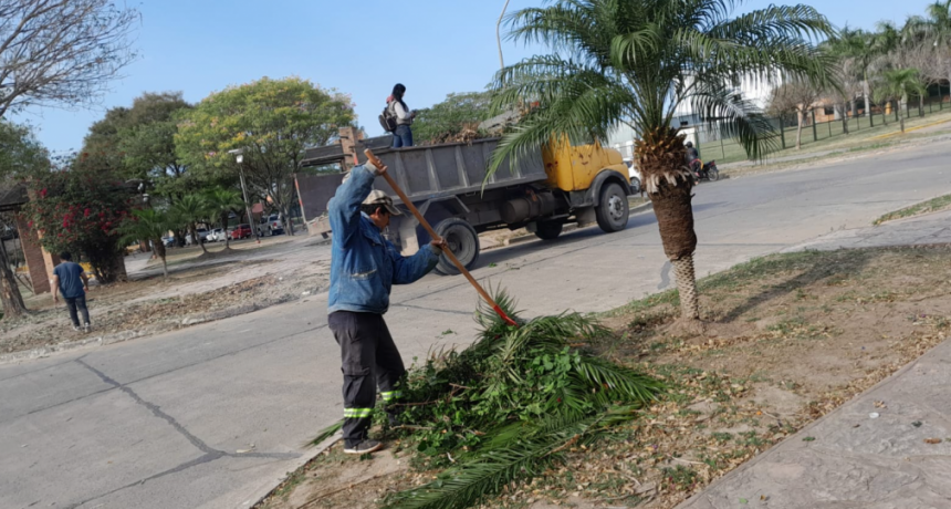 Cuadrillas comunales acentuaron operativos de recolecci&oacute;n de residuos no convencionales en diferentes barrios
