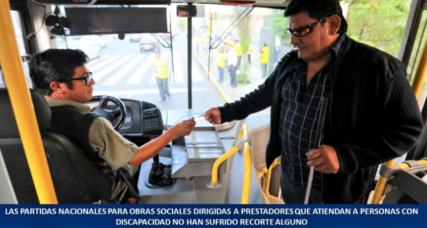 Afirmaron que no existen recortes presupuestarios ni tampoco ajustes en relaci&oacute;n a las prestaciones para personas con discapacidad
