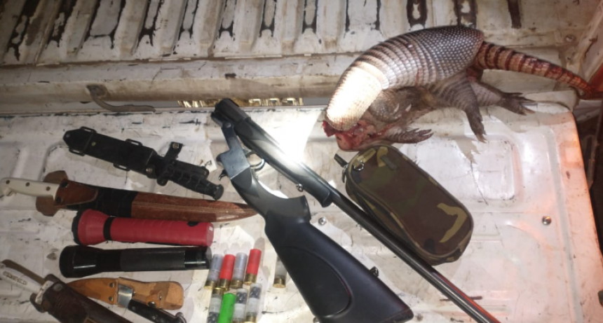 La Polic&iacute;a demor&oacute; a presuntos cazadores furtivos con elementos de caza