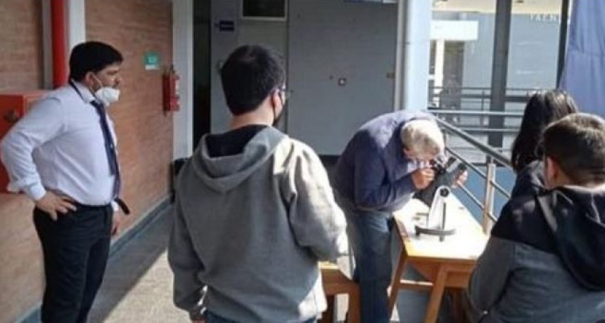 Estudiantes de la UNaF tomaron im&aacute;genes del sol