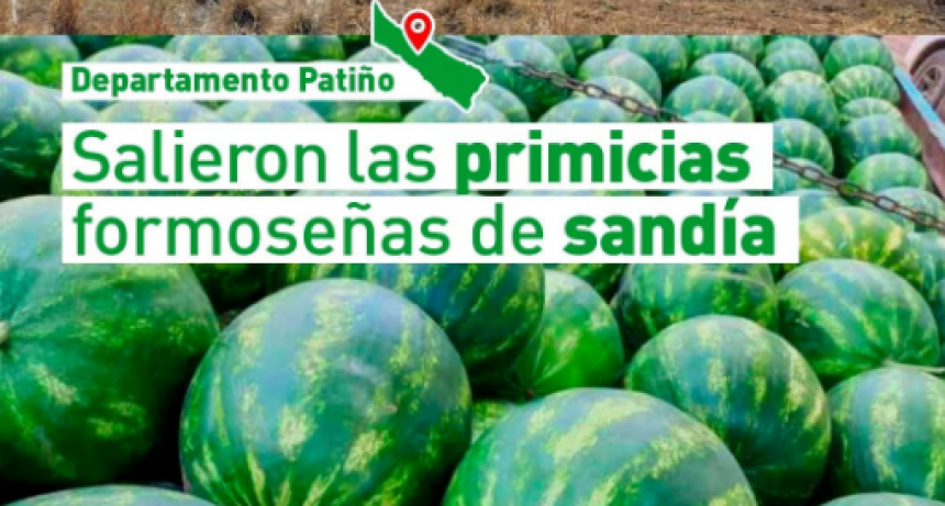 Salieron las primicias formose&ntilde;as de sand&iacute;a
