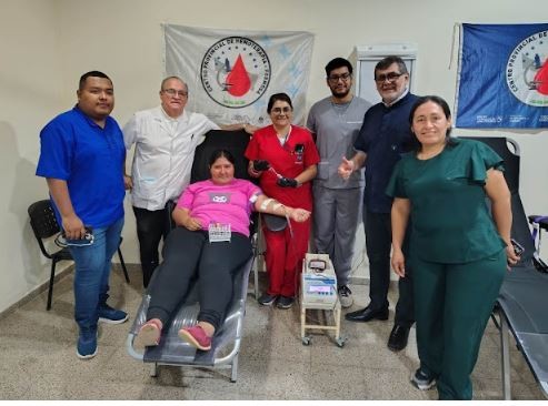 Se llevó a cabo la tercera colecta voluntaria de sangre en el Hospital de San Martín Dos