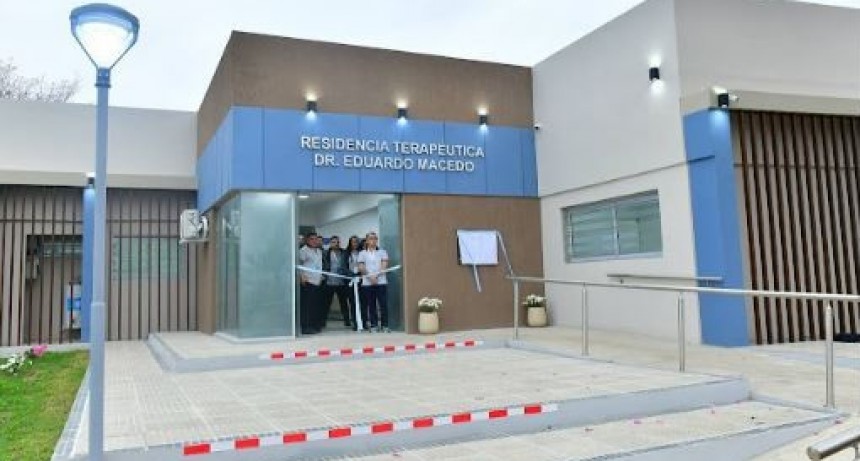 Insfrán inauguró una residencia terapéutica en Tatané