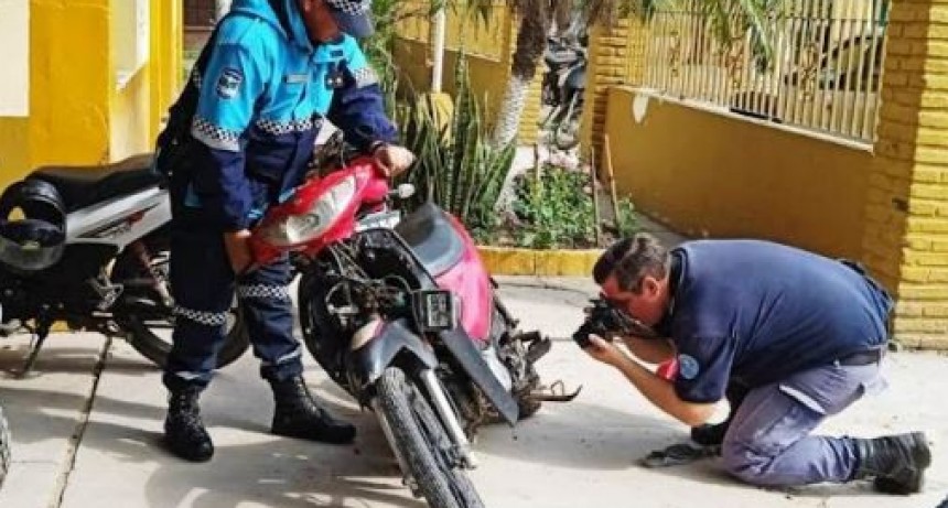 Sacaron de circulaci&oacute;n una motocicleta con pedido de secuestro