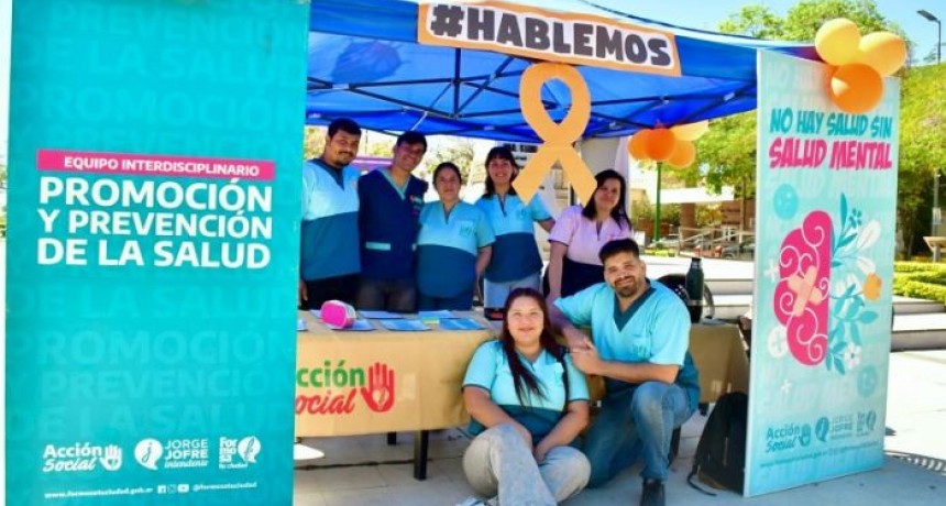 La comuna cerró en el mástil municipal las actividades de concientización para la prevención del suicidio