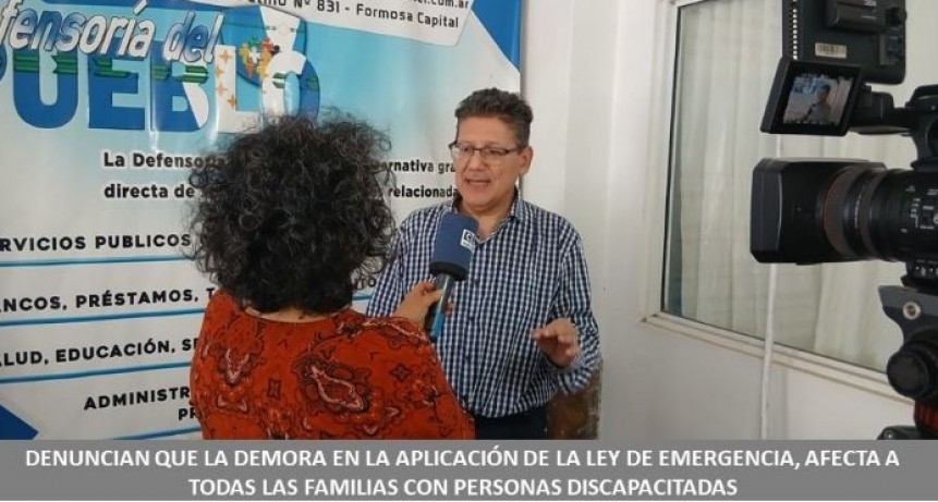 Denuncian que la demora en la aplicación de la Ley de Emergencia, afeca a todas las familias con personas con discapacidad