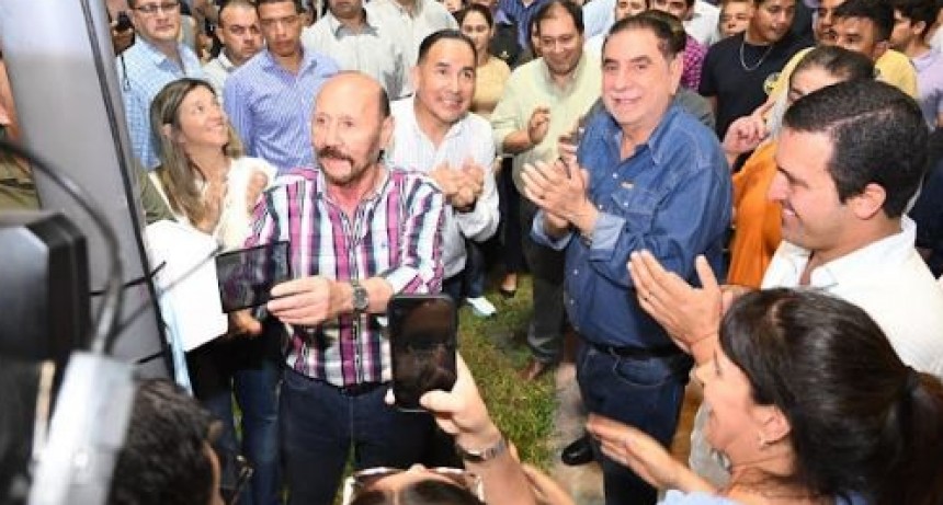 El gobernador Insfrán y el intendente Jofré habilitaron luminarias LED en accesos principales de la Jurisdicción Cinco