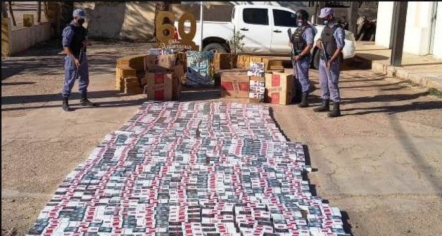La Polic&iacute;a secuestr&oacute; cargamento de cigarrillos de contrabando