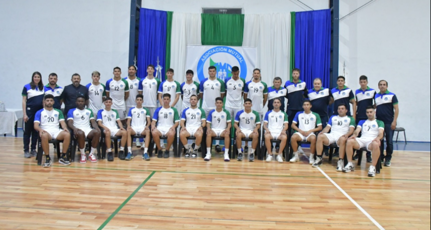 Policial present&oacute; su plantel para la temporada 22/23 de la &eacute;lite del v&oacute;ley masculino argentino