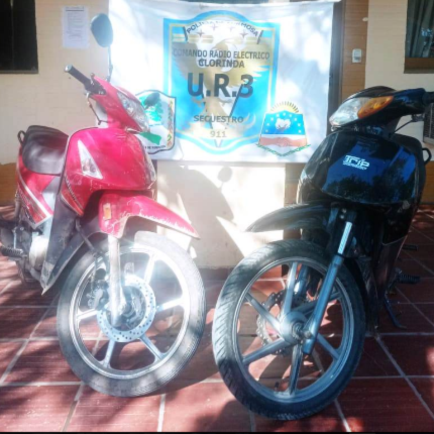La Polic&iacute;a detuvo a un sujeto y recuper&oacute; tres motocicletas