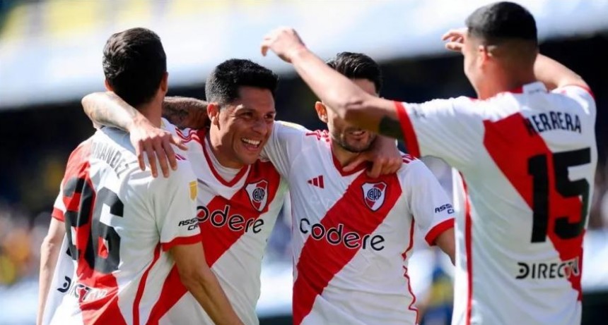 DEPORTES: River le ganó a Boca en La Bombonera después de cinco años y festejó en el Superclásico