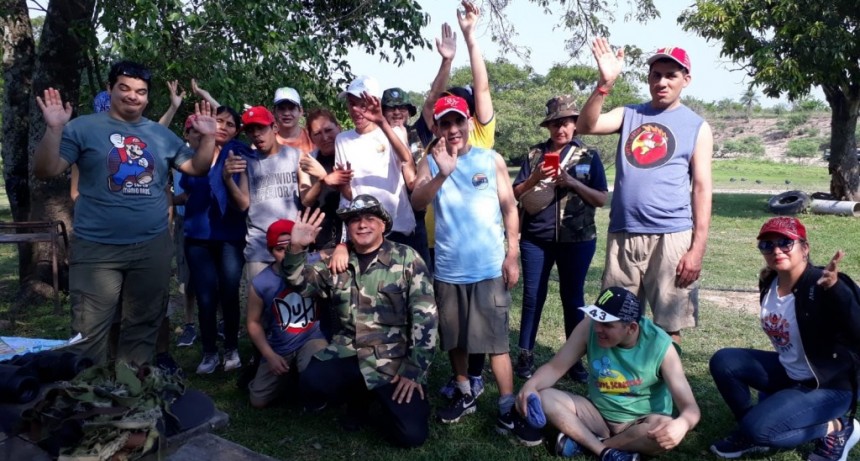 Beneficiarios de la Dirección de Personas con Discapacidad disfrutaron de un día de aventuras en Laguna Oca