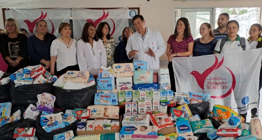 Fundación entregó donaciones al Hospital de la Madre y el Niño