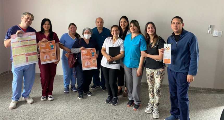 Personal del nuevo centro de salud del Lote 111 se capacitó sobre tuberculosis