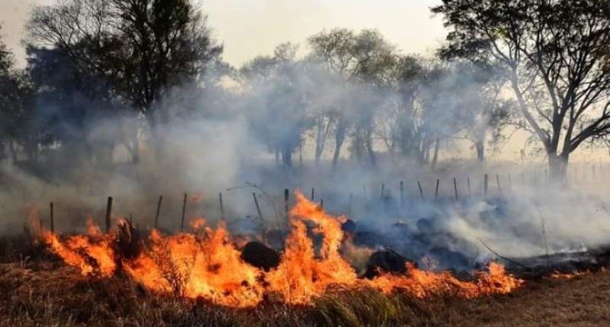Ante un foco de incendio, recomiendan tomar ciertas medidas para prevenir su propagación