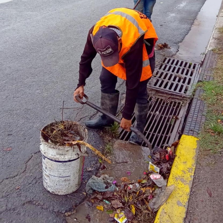 La Municipalidad priorizó acciones preventivas ante las copiosas lluvias del viernes