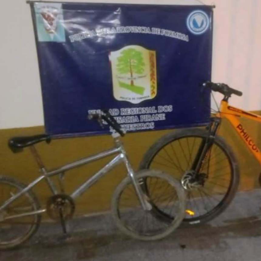Se recuperaron tres bicicletas en tareas preventivas