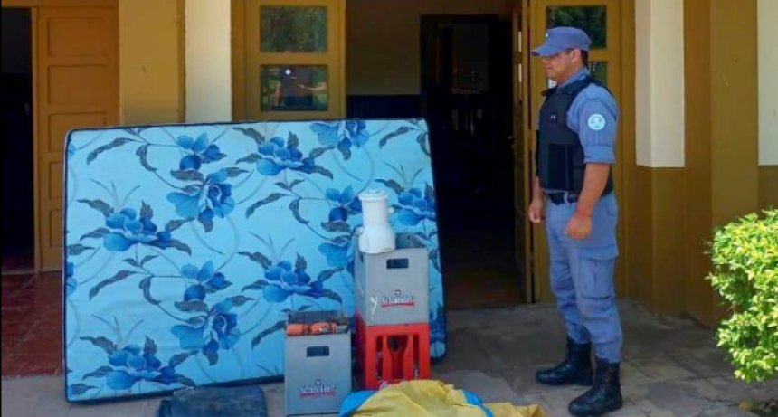 Recuperaron varios bienes y detuvieron a un sujeto en Mojón de Fierro