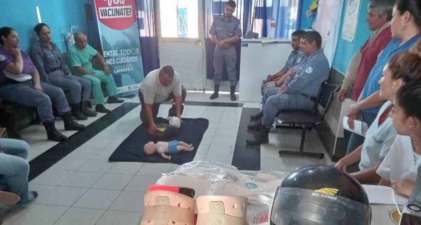 Lamadrid: El centro de salud brindó una capacitación para la asistencia al paciente politraumatizado
